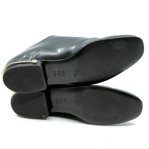 TORY BURCH~Ryder Loafer~SOFT BOXCALF BLACK LEATHER WOMENS SHOES SIZE 7 - Picture 5 of 7